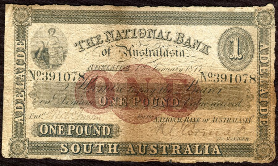 1 Pd Nat Bank Aust 1877