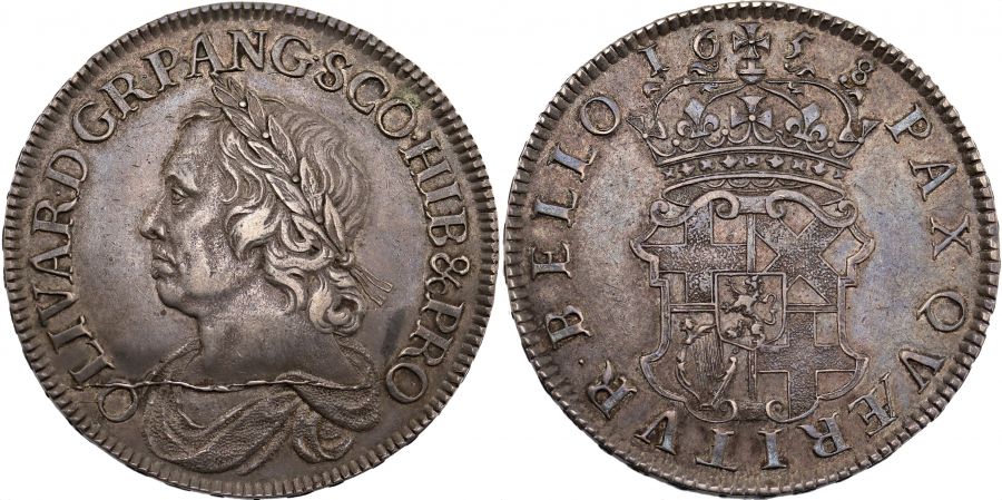 GB Cromwell Crown 1658/7