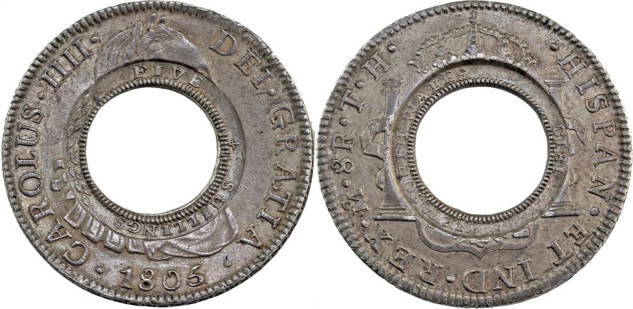 Holey Dollar NSW 1813/13 